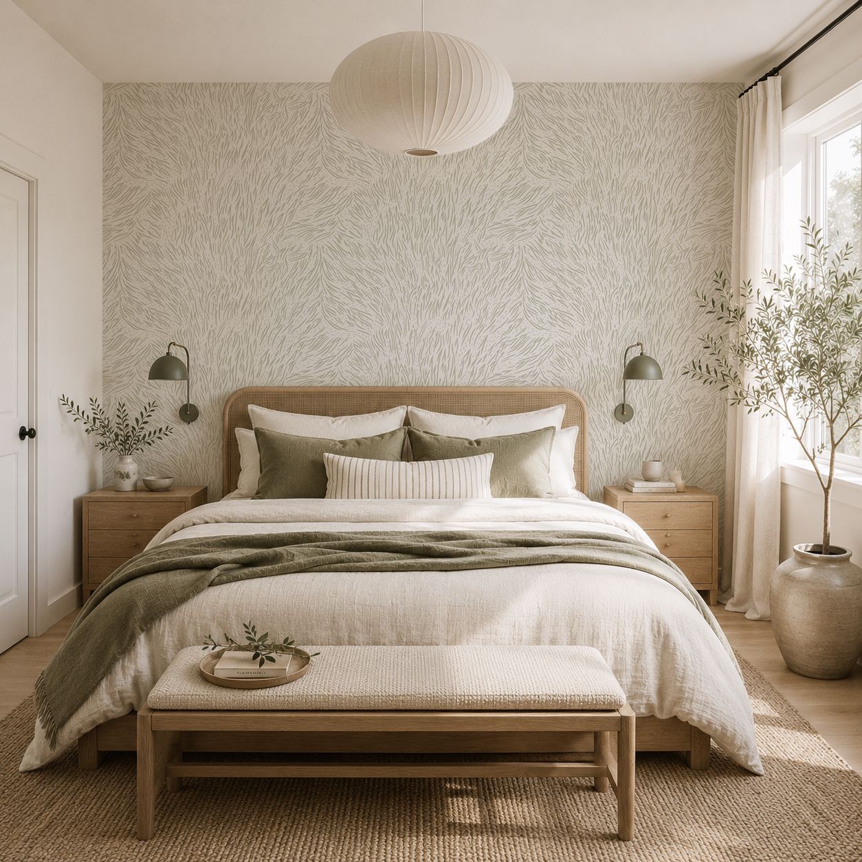 Coastal Whisper Removable Wallpaper (colour options)