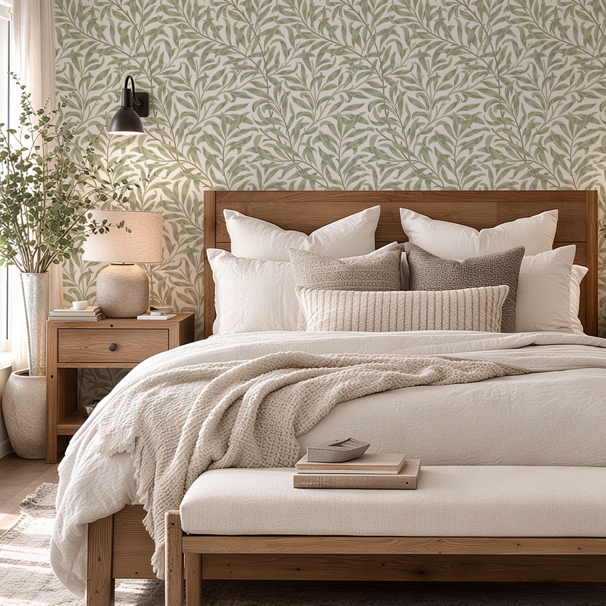 Willow Branches (Colour Options) Removable Wallpaper