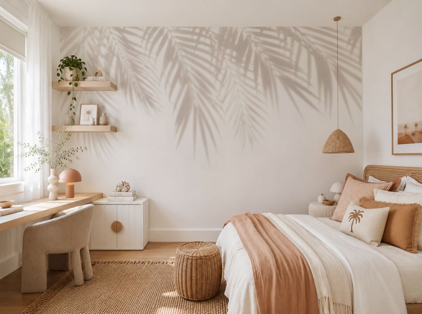 Palm Shadows Mural
