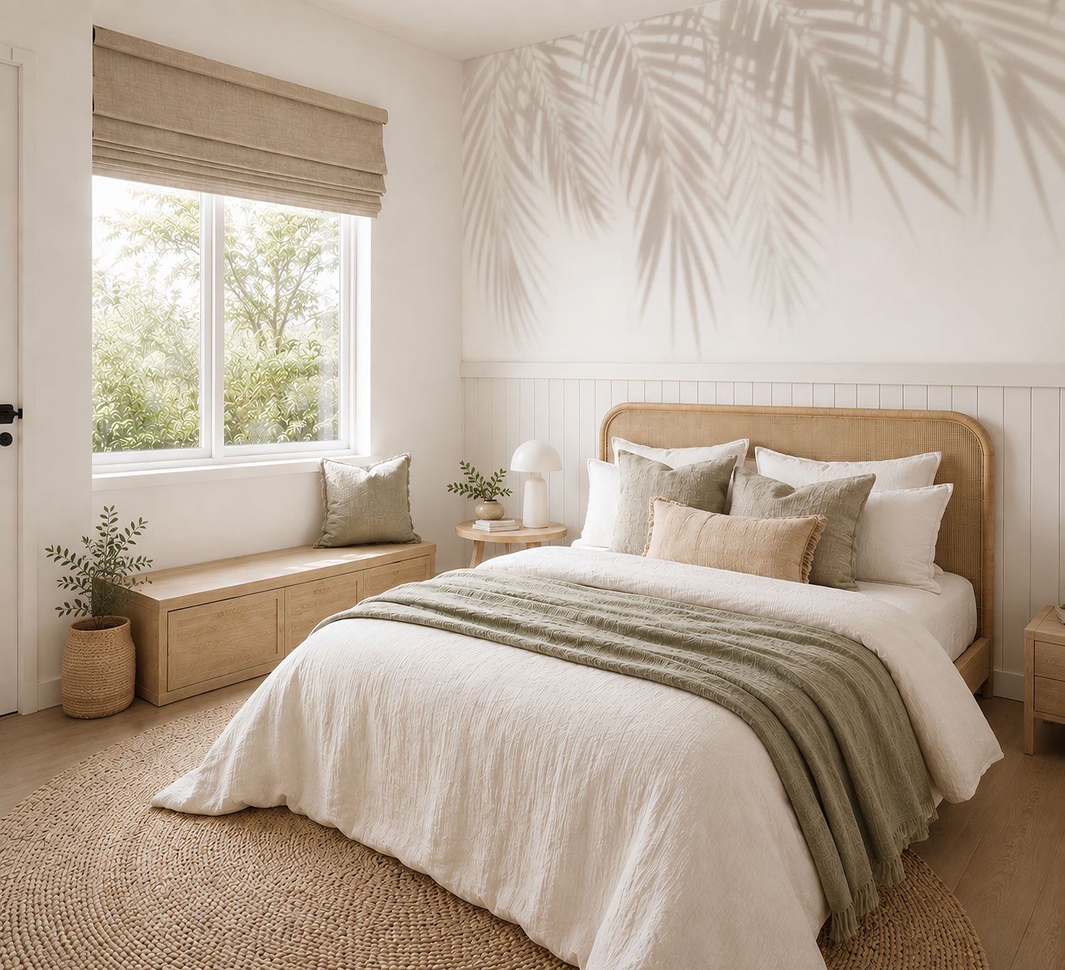 Palm Shadows Mural