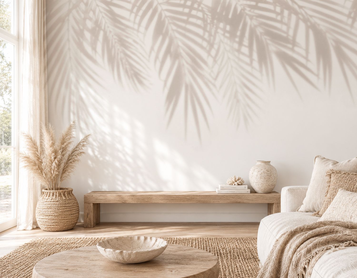 Palm Shadows Mural