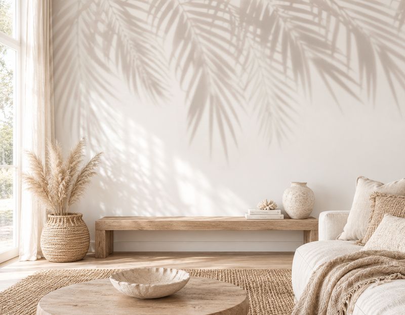 Palm Shadows Mural