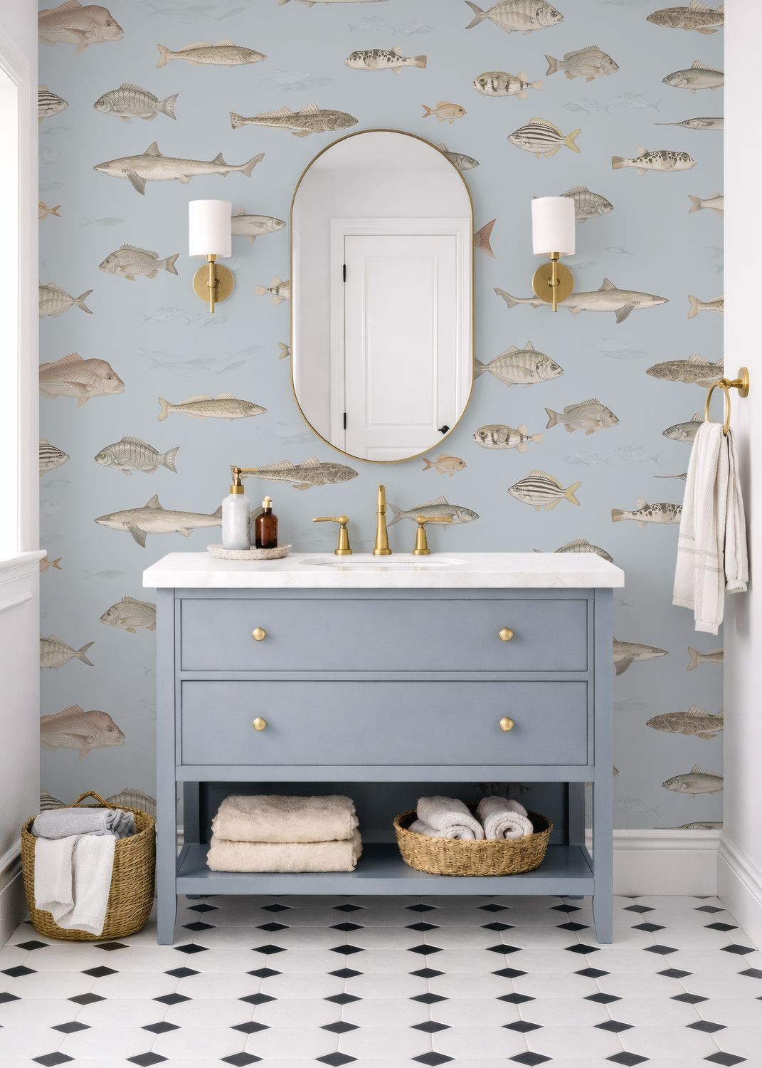 Southern Waters (Colour Options) Removable Wallpaper