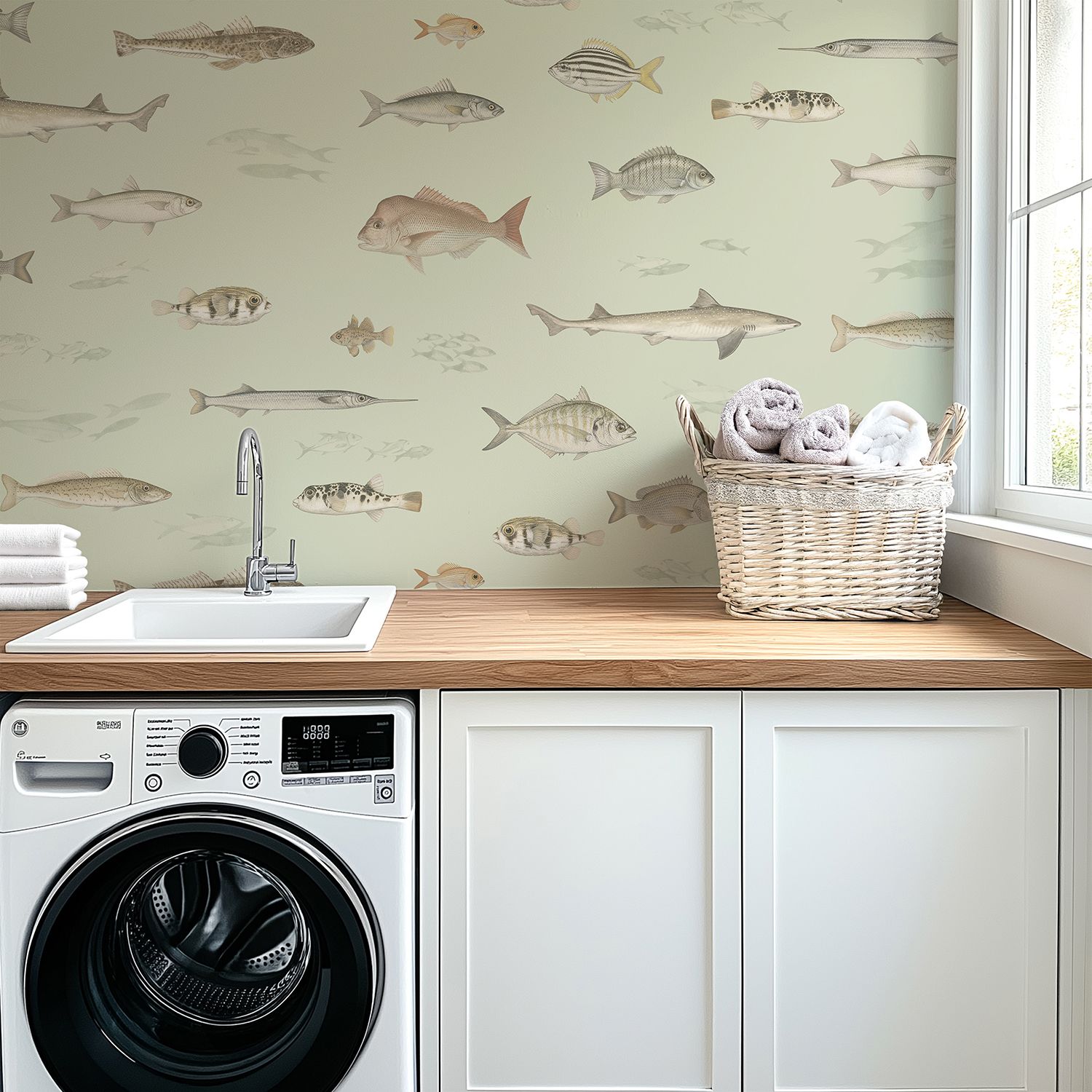 Southern Waters (Colour Options) Removable Wallpaper