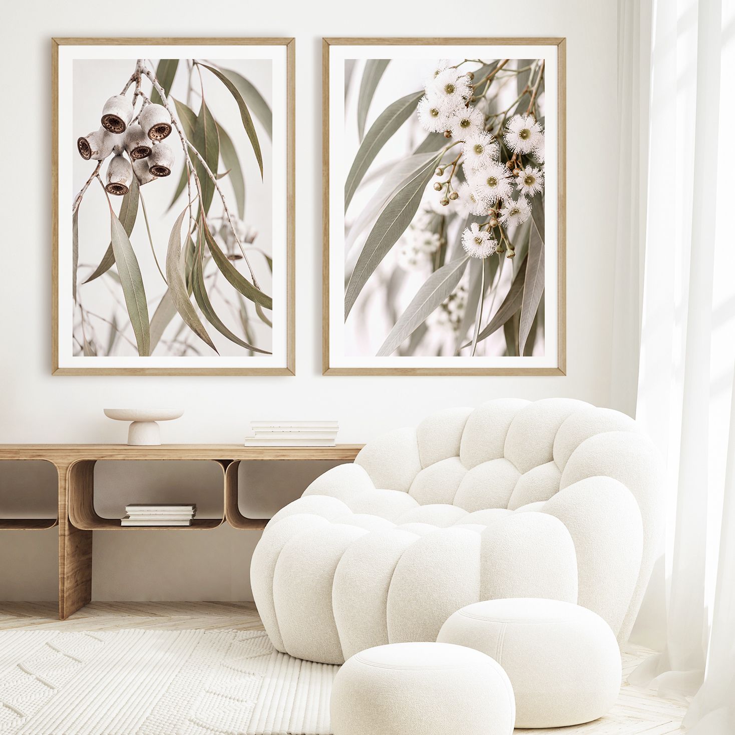 Eucalyptus Blooms &amp; Gungurru Gumnuts Set