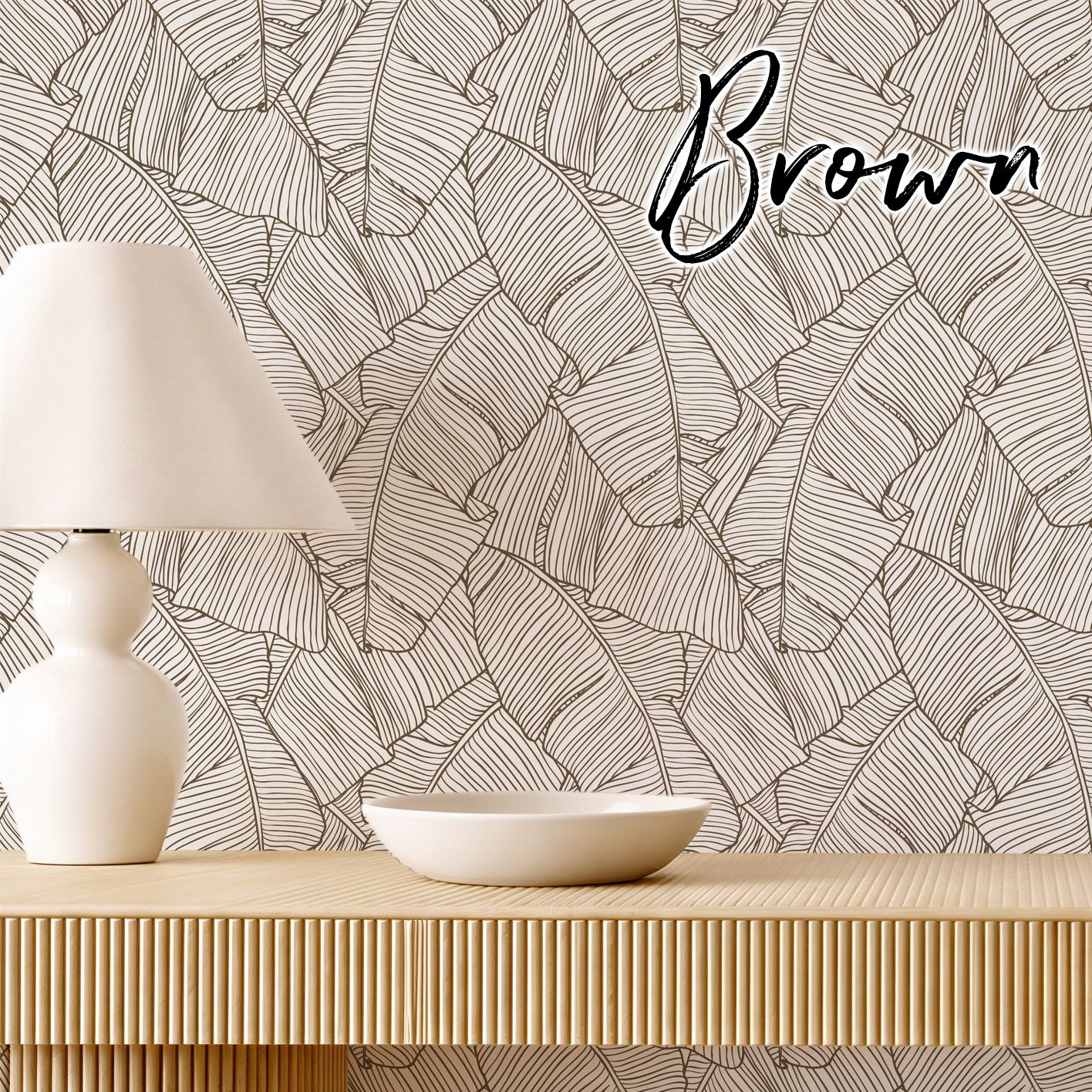 Leaves of Paradise Removable Wallpaper