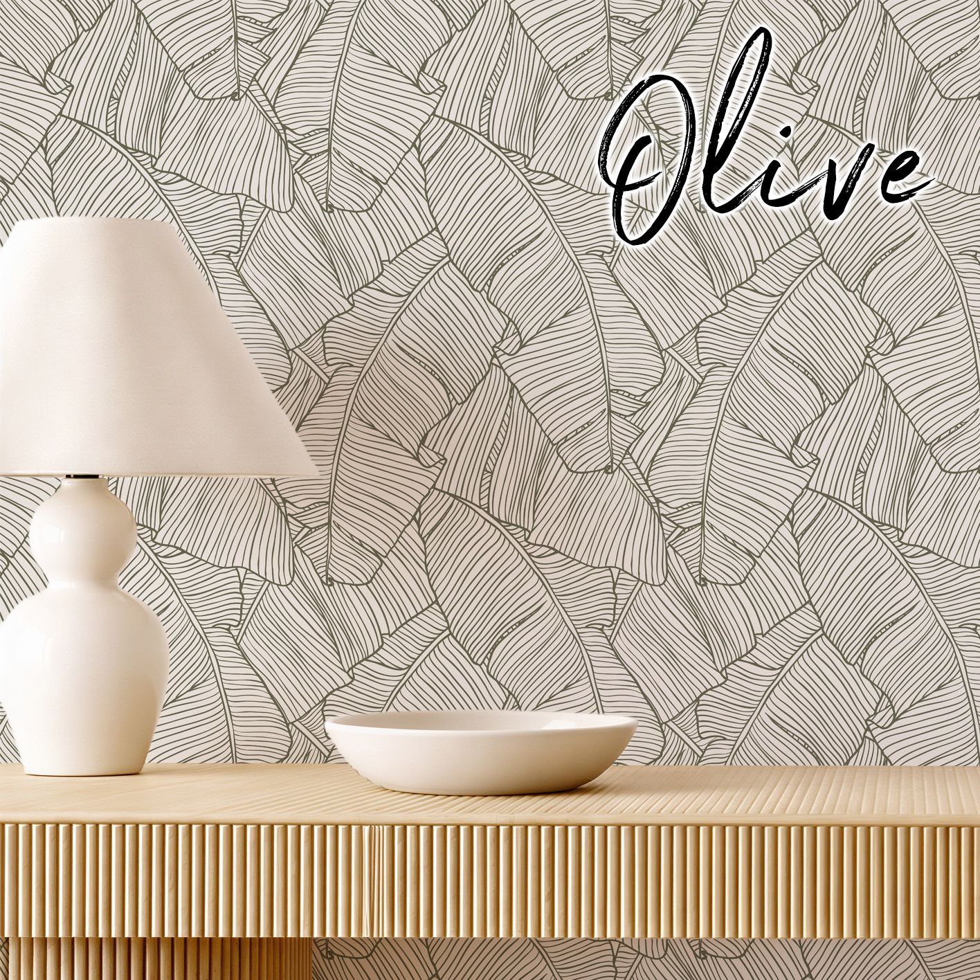 Leaves of Paradise Removable Wallpaper