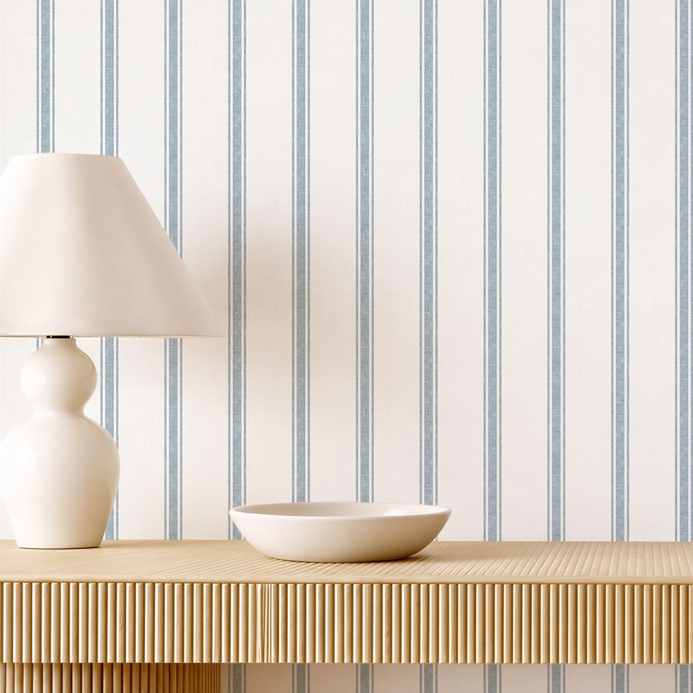Provence Triple Stripe Removable Wallpaper (colour options)