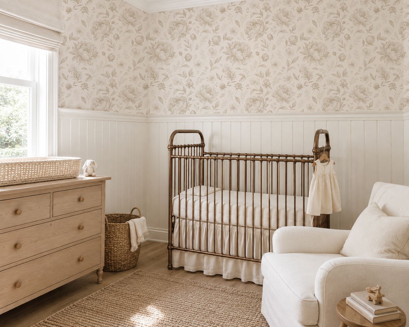 Vintage Florals Removable Wallpaper