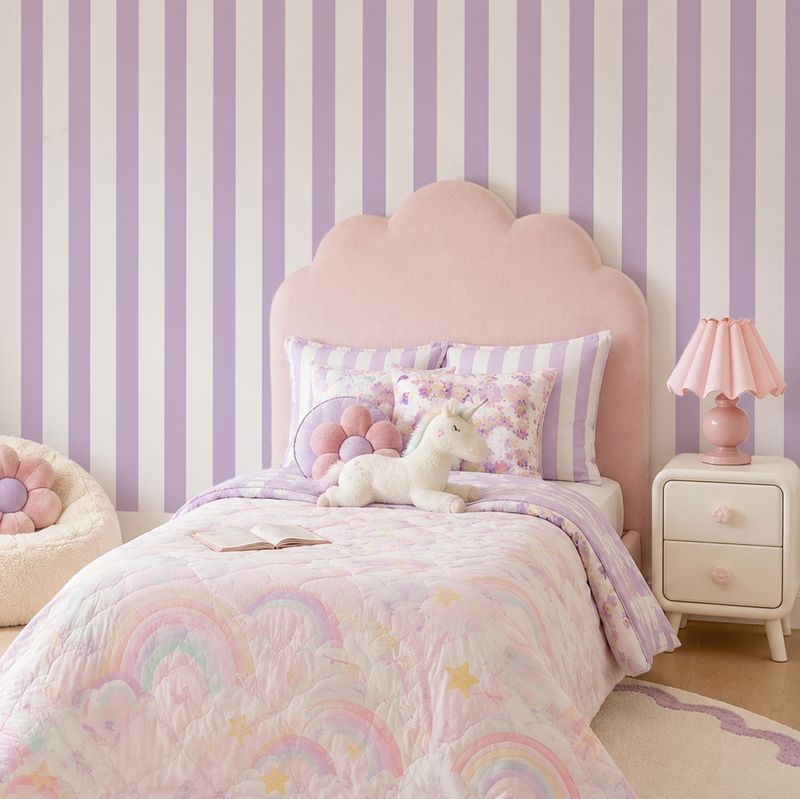 Stripes Removable Wallpaper (Violet)