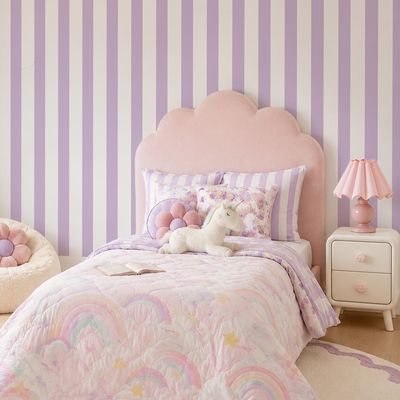 Stripes Removable Wallpaper (Violet)