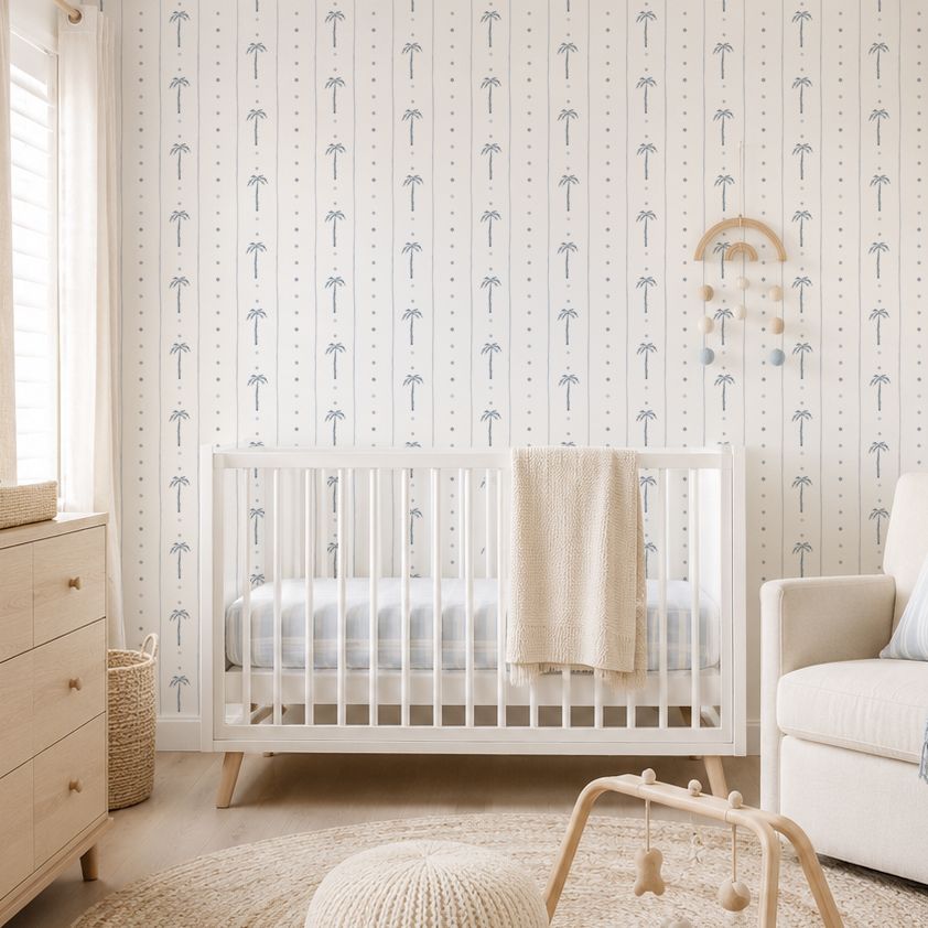Line of Palms Removable Wallpaper