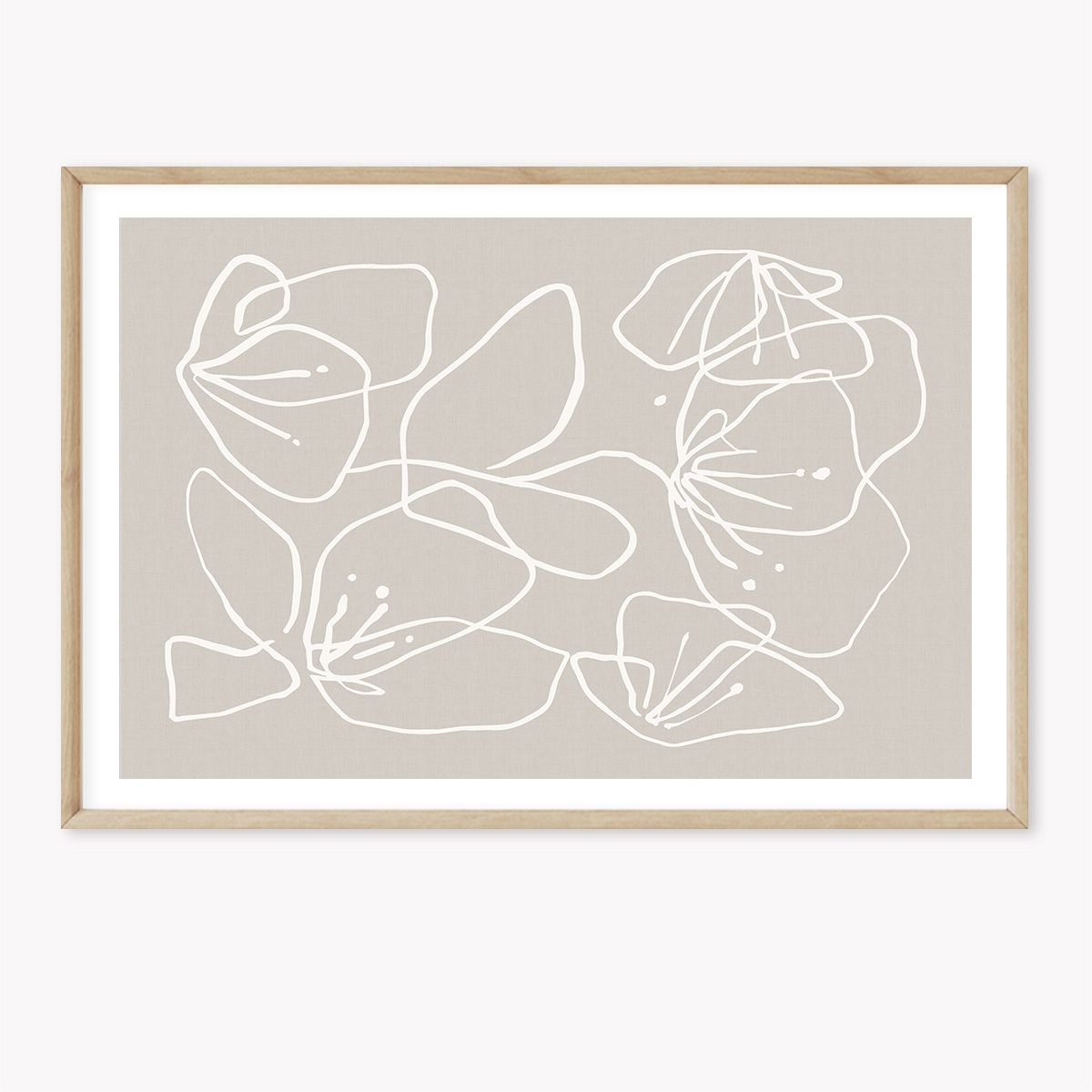 Neutral (landscape with white border)