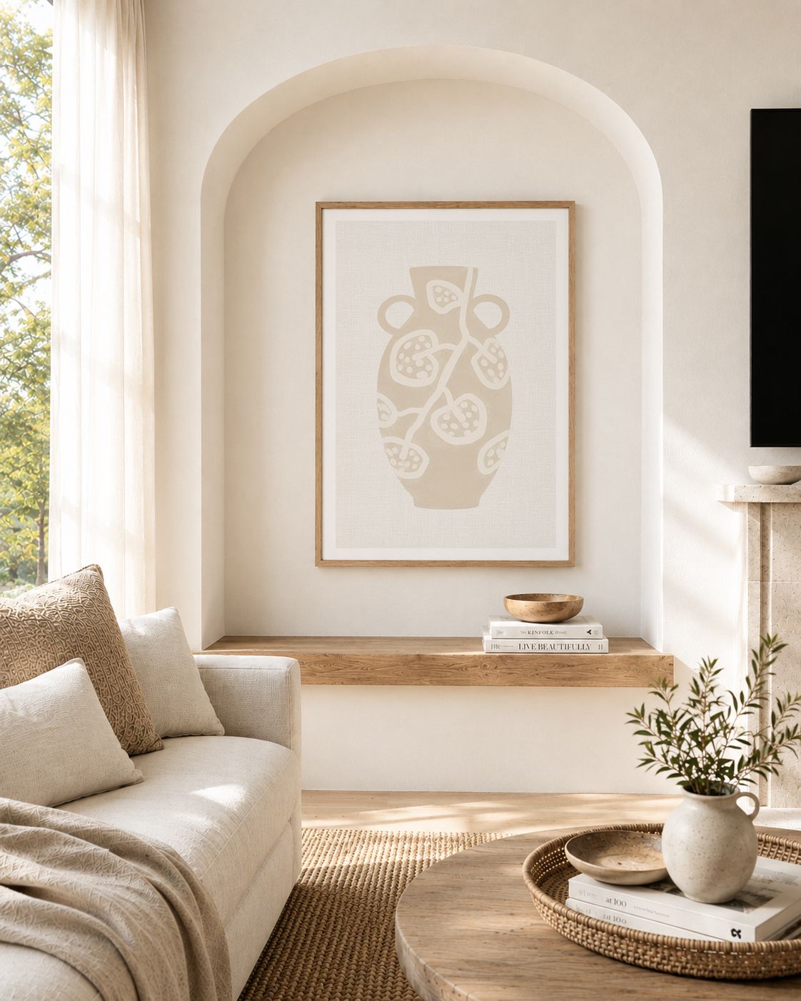 Clay Vase Study (Beige)