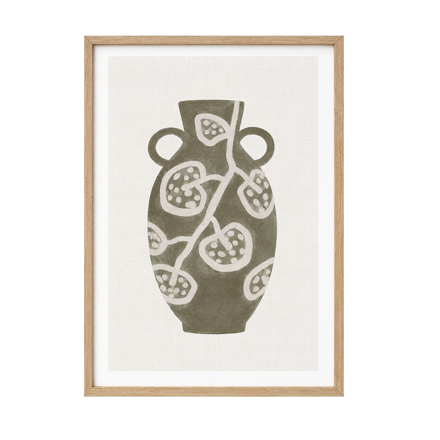 Clay Vase Study (Olive)
