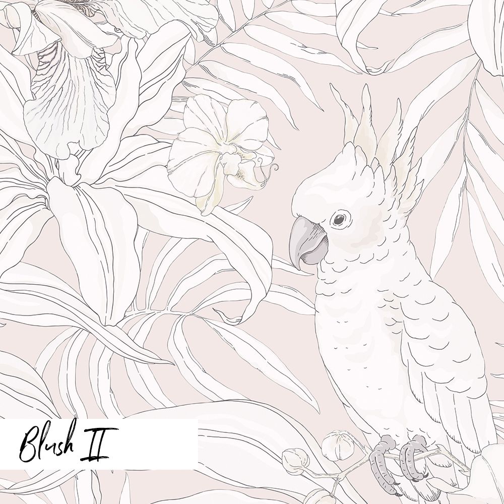 Cockatoo Canopy Removable Wallpaper (Colour options)