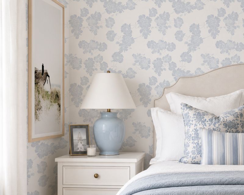 Porcelain Blooms Removable Wallpaper
