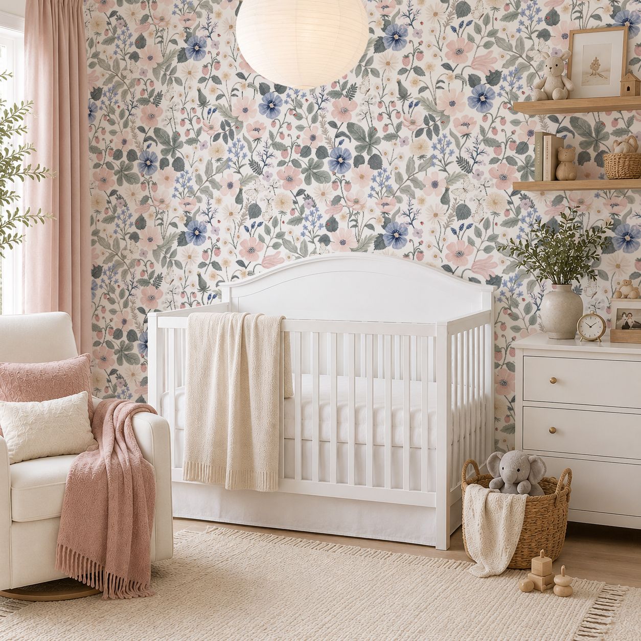 Bloomberry Removable Wallpaper