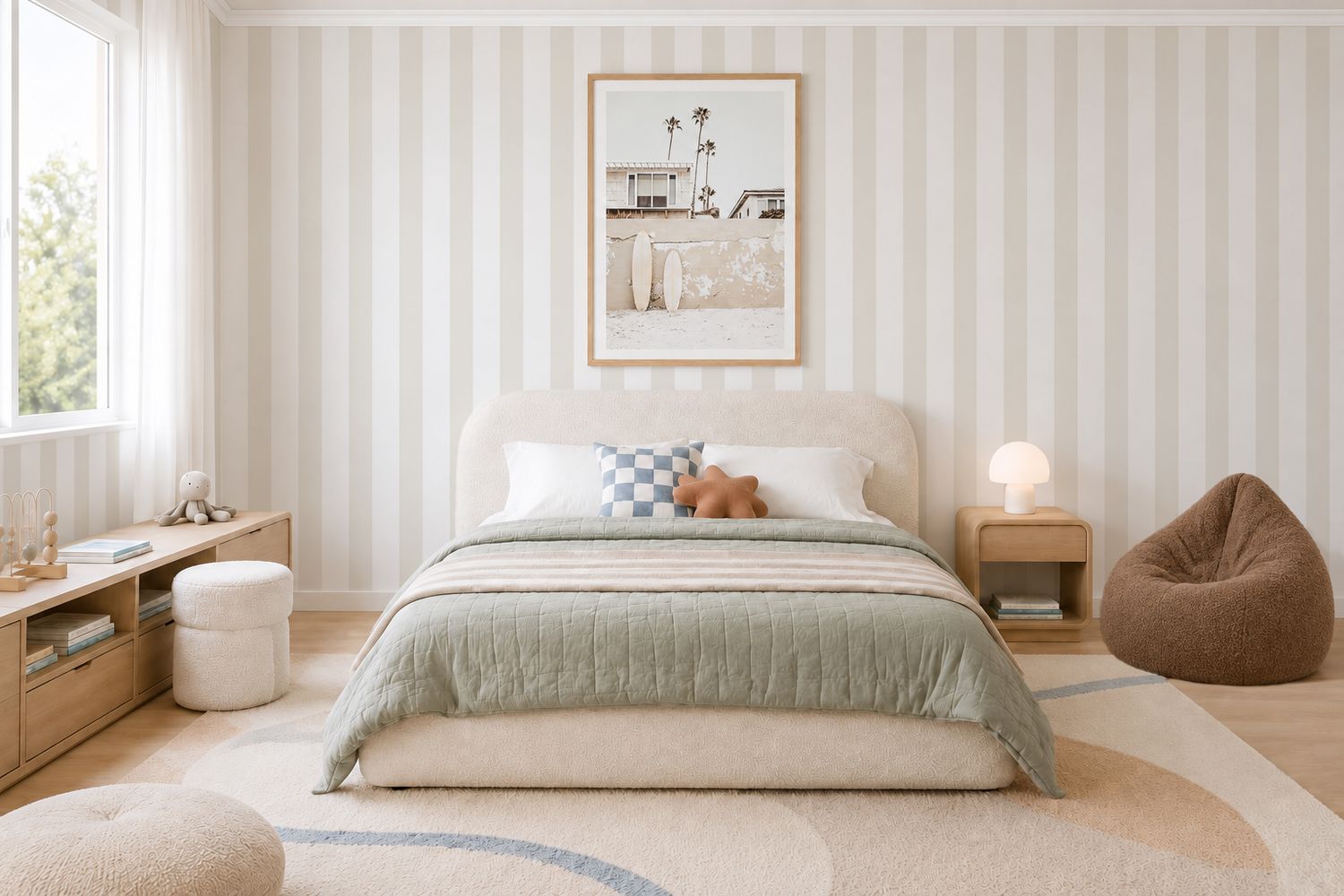 Stripes Removable Wallpaper (Neutral)