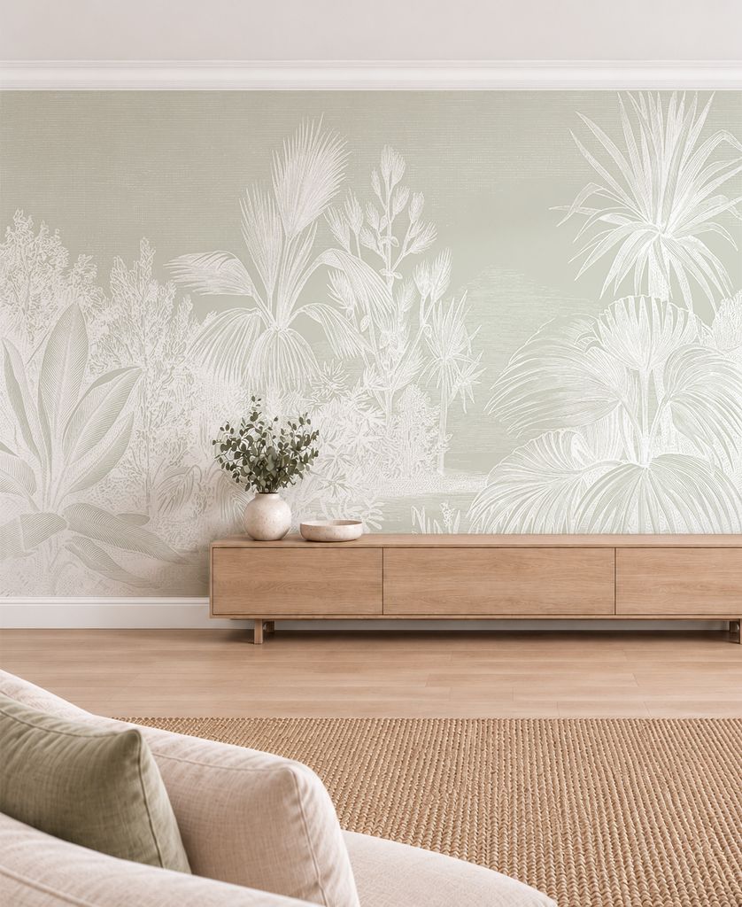 Vintage Tropical Removable Wallpaper II (colour options)