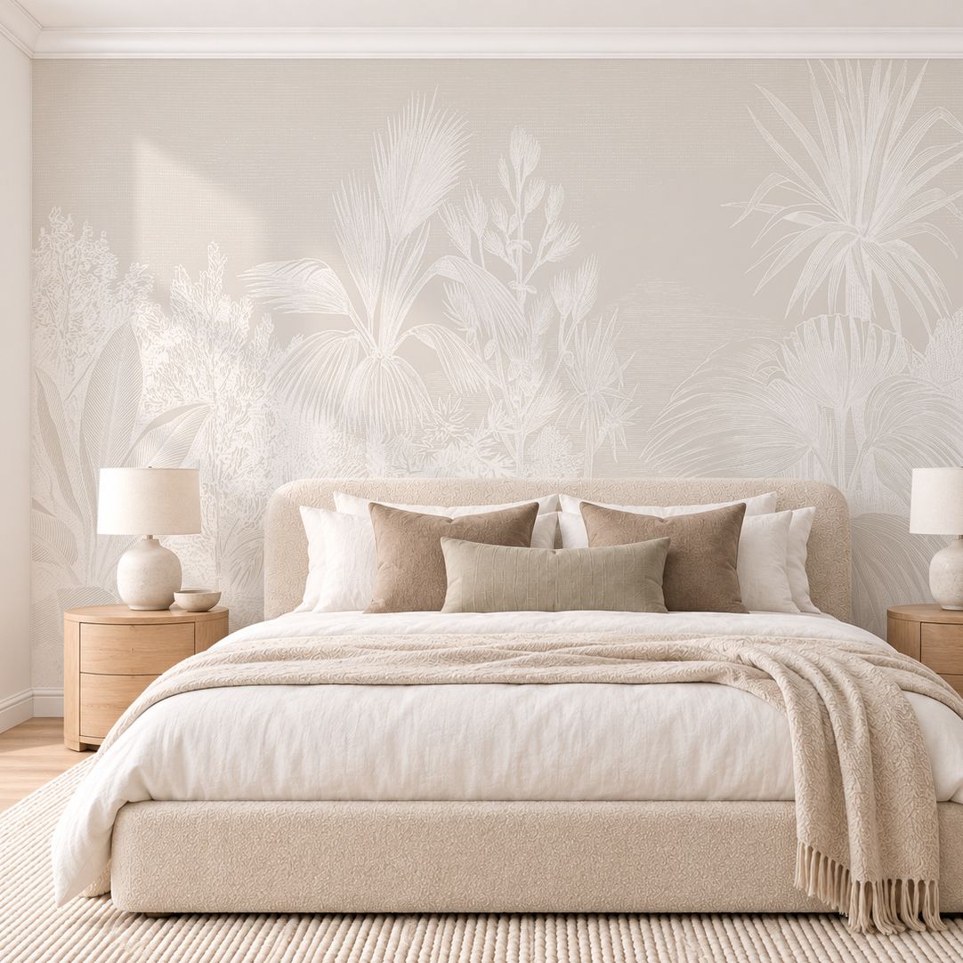 Vintage Tropical Removable Wallpaper II (colour options)
