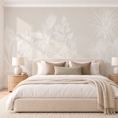Vintage Tropical Removable Wallpaper II (colour options)