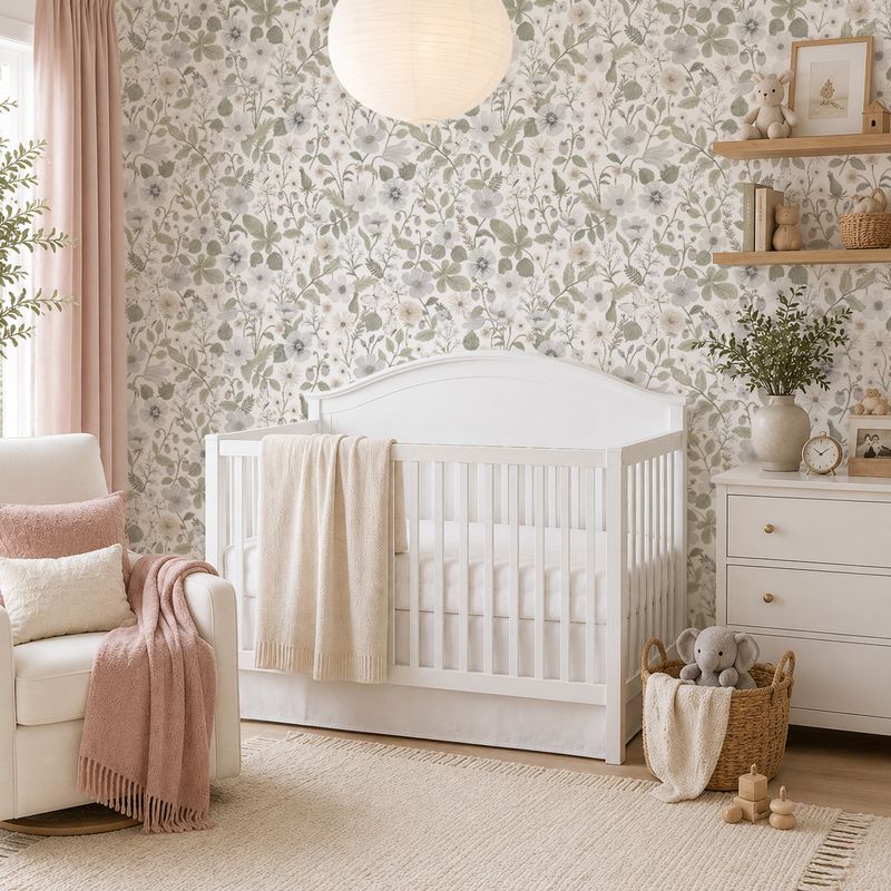 Bloomberry Winter Removable Wallpaper
