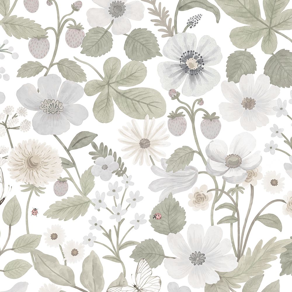 Bloomberry Winter Removable Wallpaper