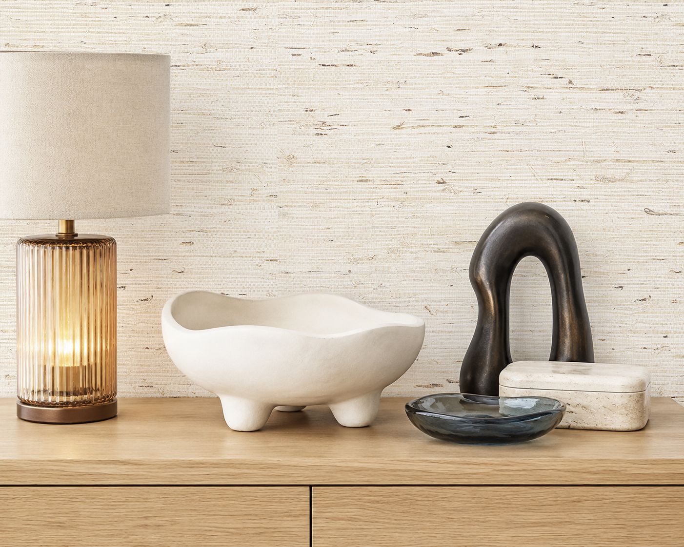 Seagrass (Grasscloth Look) Removable Wallpaper - colour options