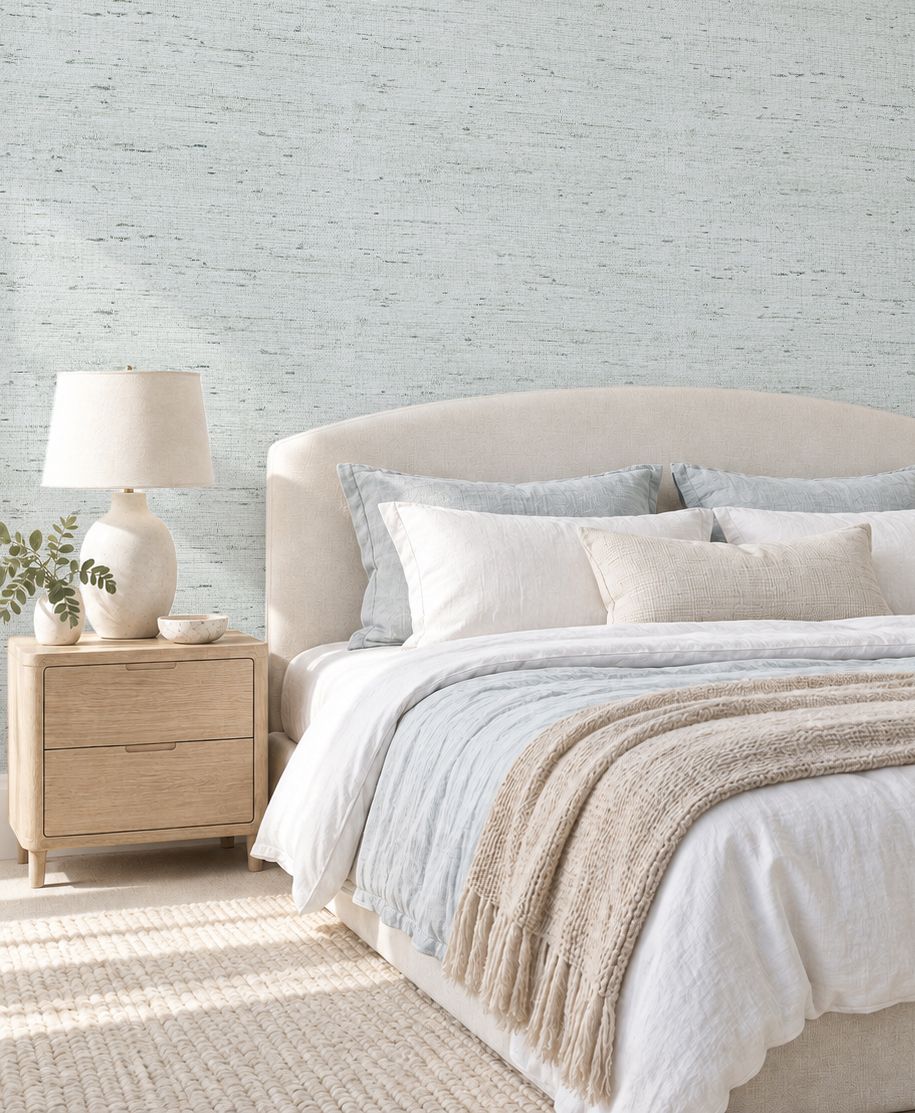 Seagrass (Grasscloth Look) Removable Wallpaper - colour options