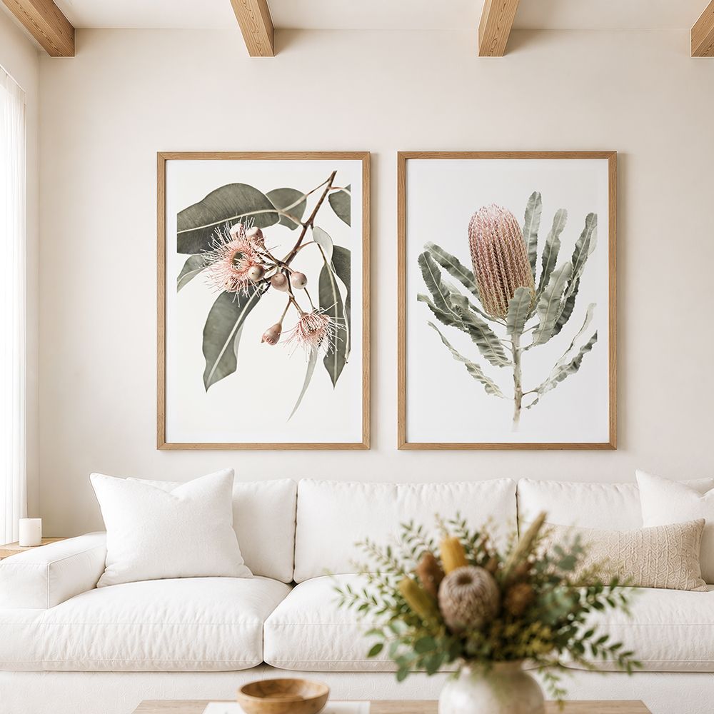 Banksia 26 &amp; Eucalyptus Gum Blossoms 26 Set