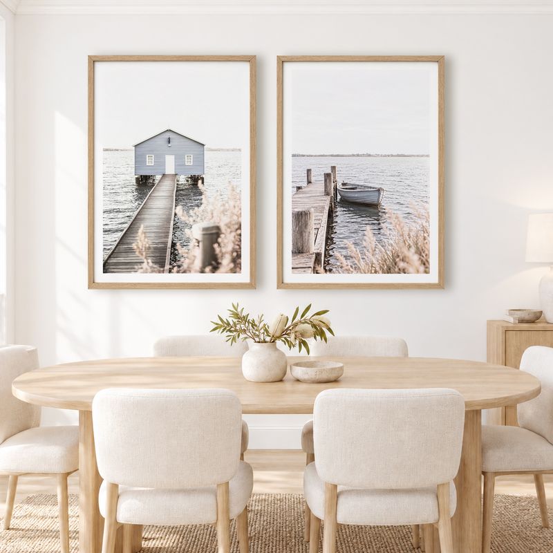 Blue Fishing House &amp; Quiet Mooring Set