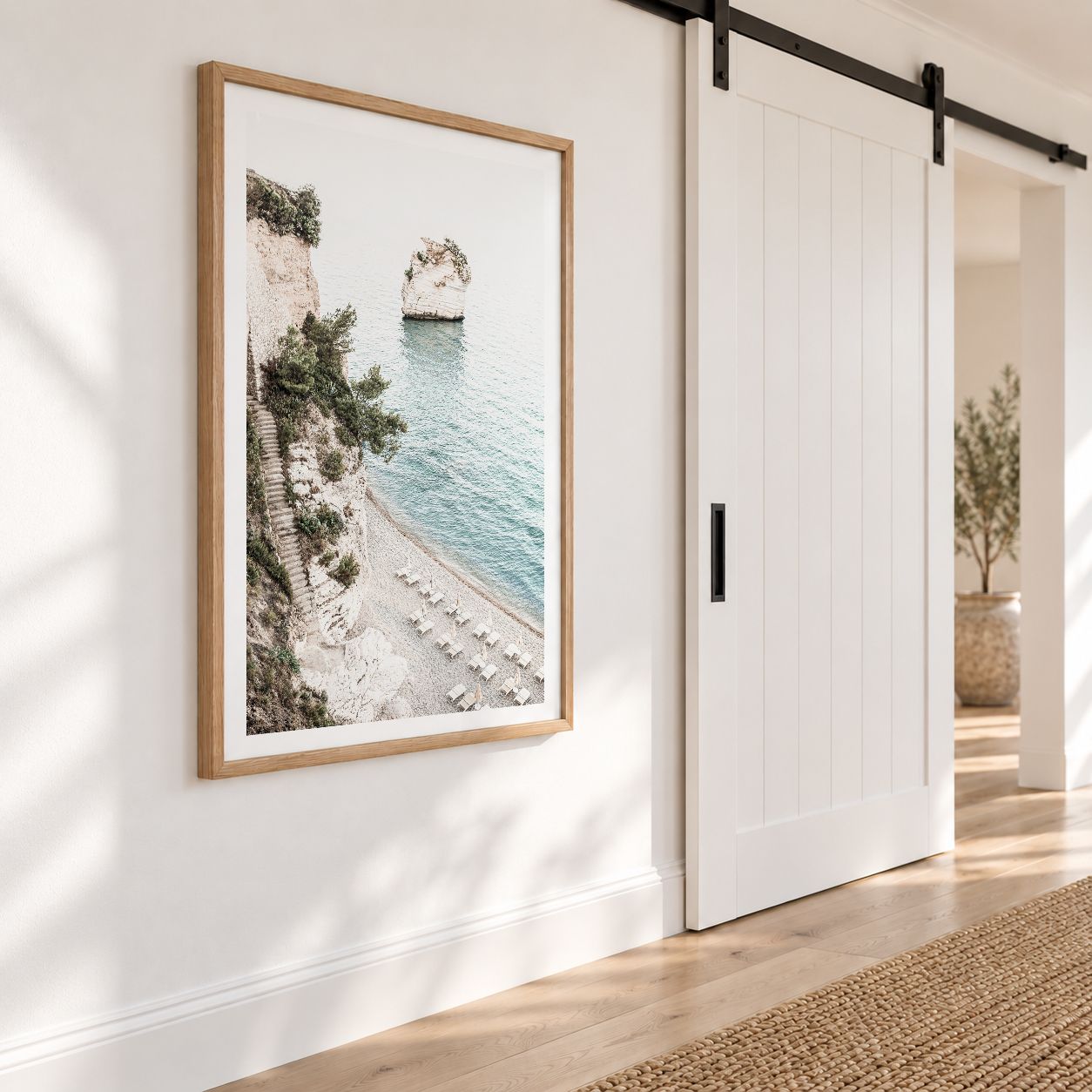 Oak framed print