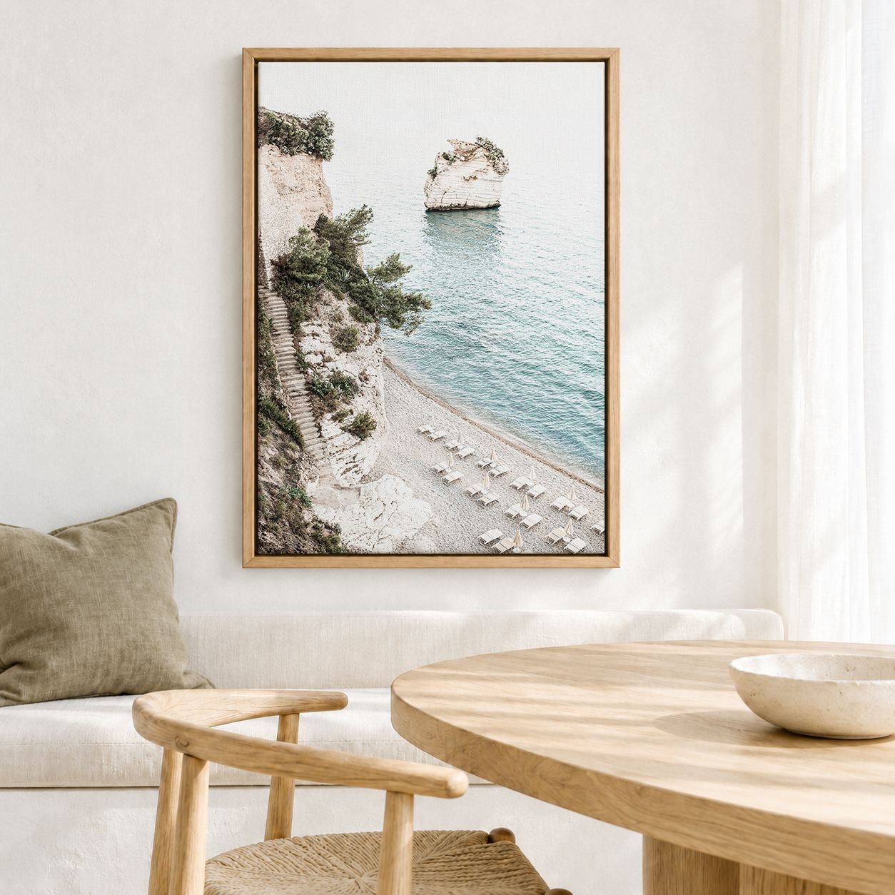 Framed Canvas (oak)