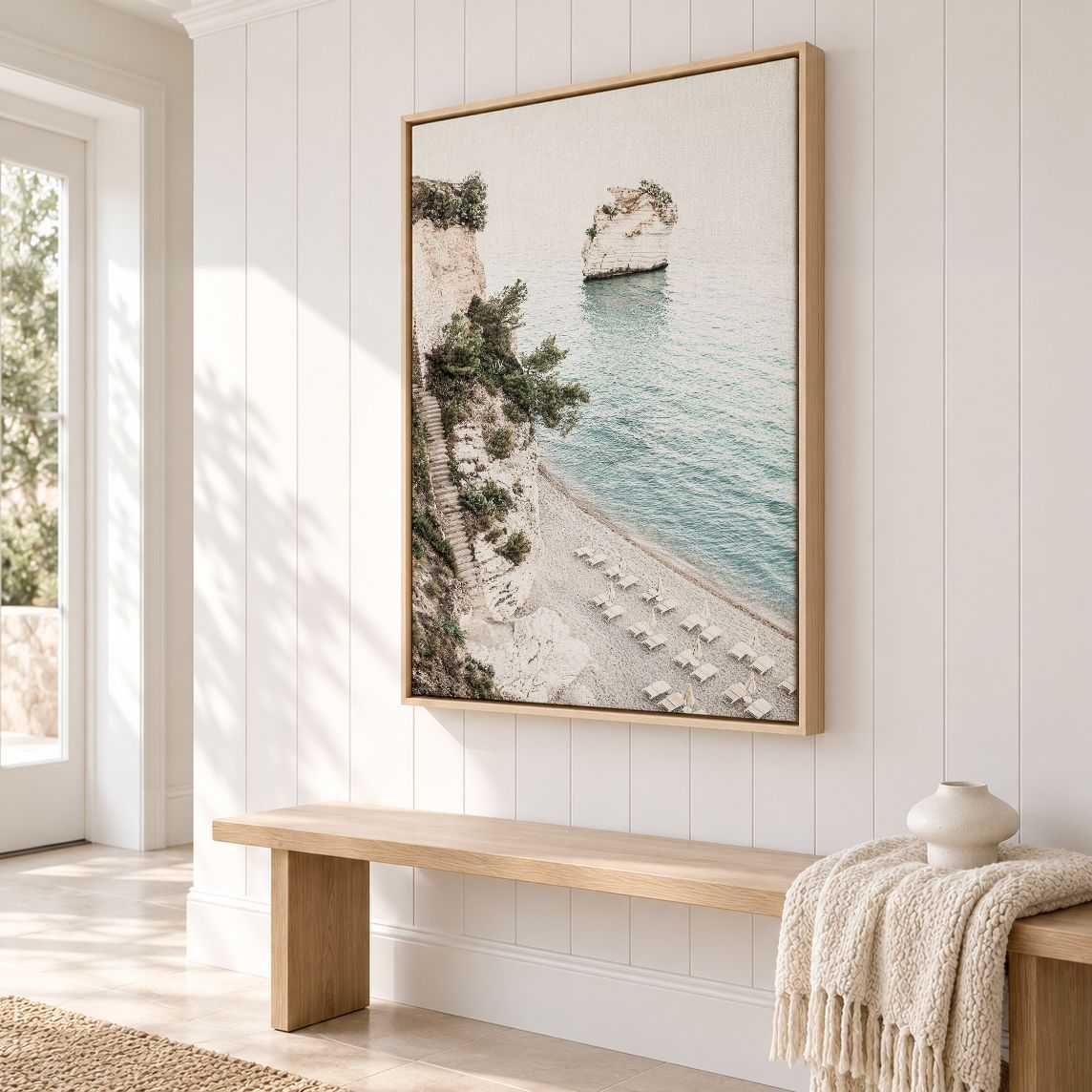 Framed Canvas (oak)