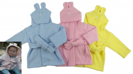 Infant's Bath Robe with Bunny Ears