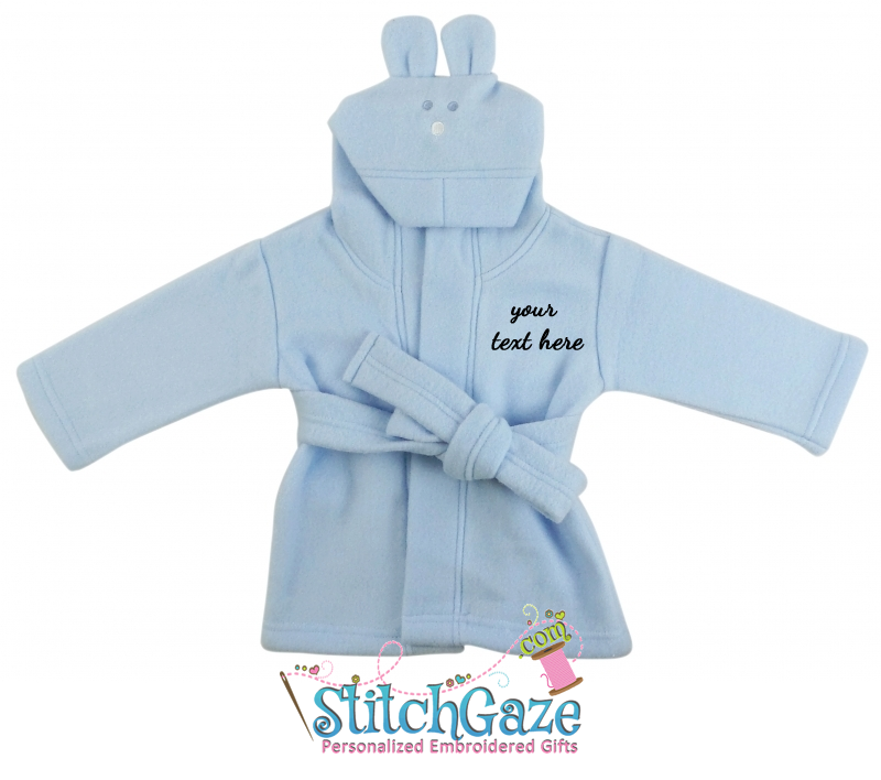 Infant's Bath Robe with Bunny Ears