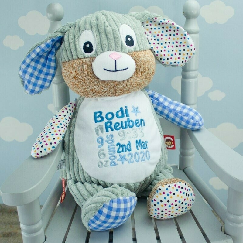 Sensory Blue Bunny Huggable