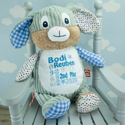 Sensory Blue Bunny Huggable