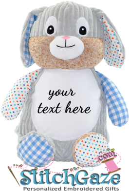 Sensory Blue Bunny Huggable