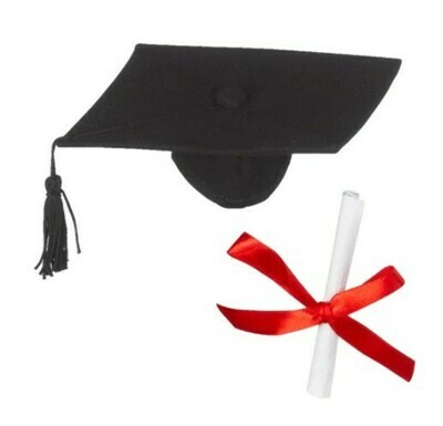 Dress your Huggable: Graduation Hat & Diploma Set