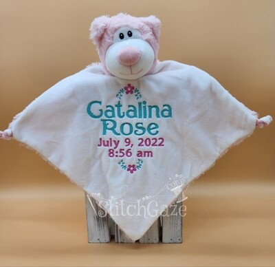 Bear Blankie (Pink)