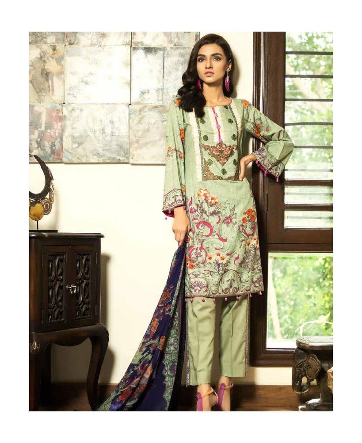 Printed lawn 3 pc suits