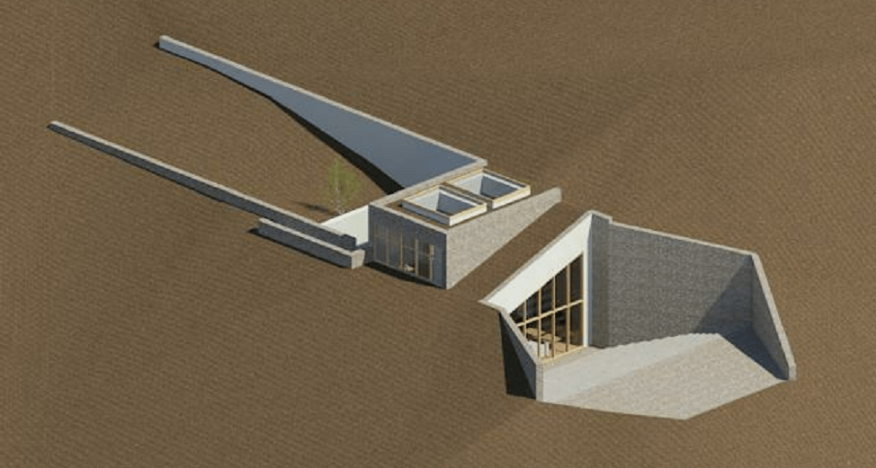 Edificio Semi Enterrado - Victoria López