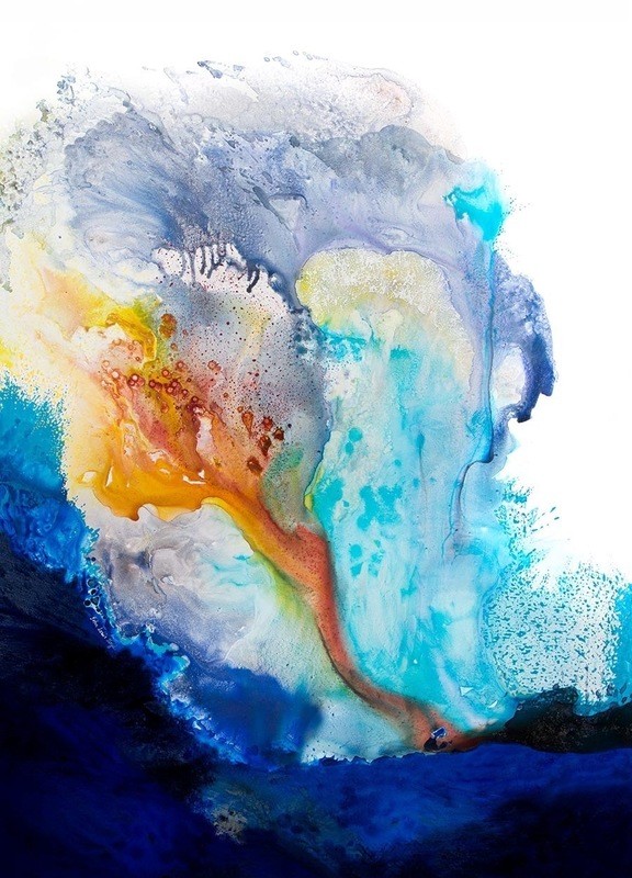 Abstract Artist print -&#39;Conjugation i&#39;  - choose artist print on canvas, hand-finished limited edition/100 on canvas or print on watercolour paper, from