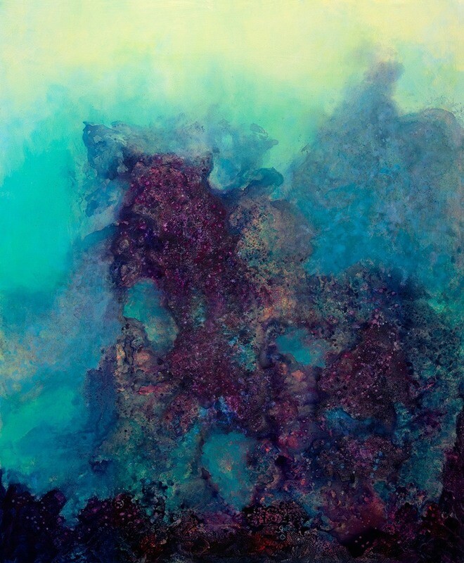 surreal ocean painting