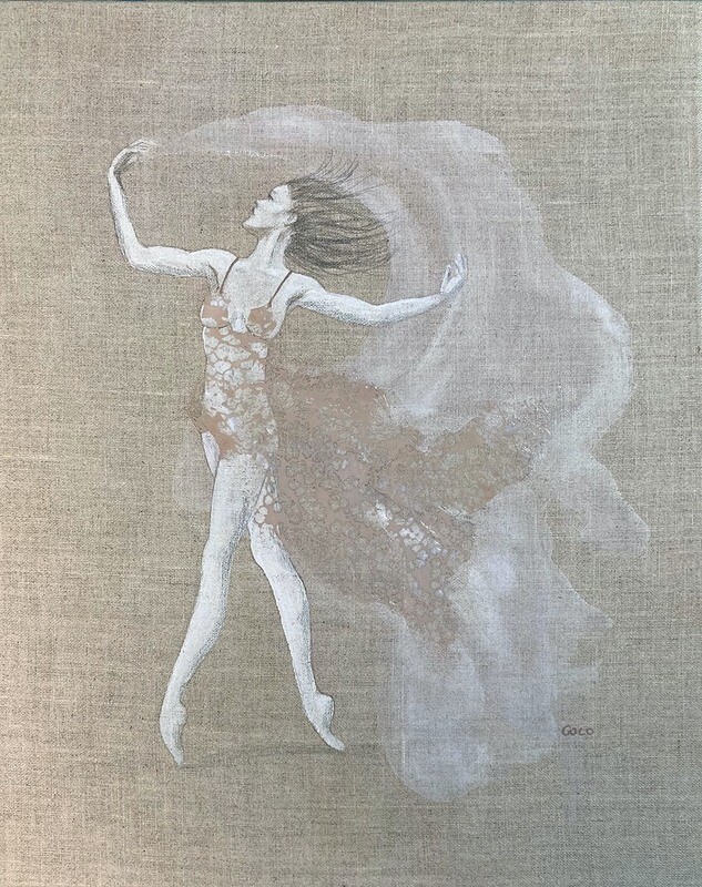 monochromatic mixed media
