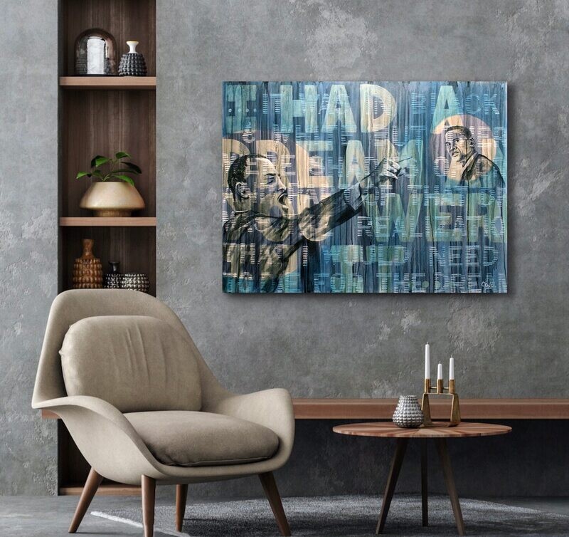 painting of Dr Martin Luther King