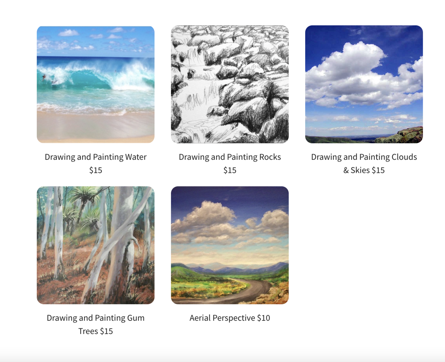Module Bundle of 5 - Drawing and Painting the Landscape