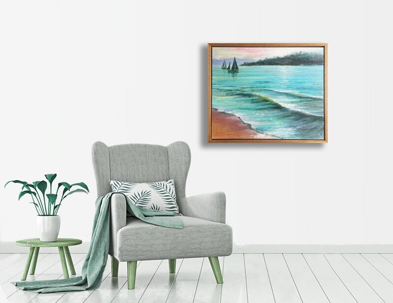 Boats and ocean- artworks
